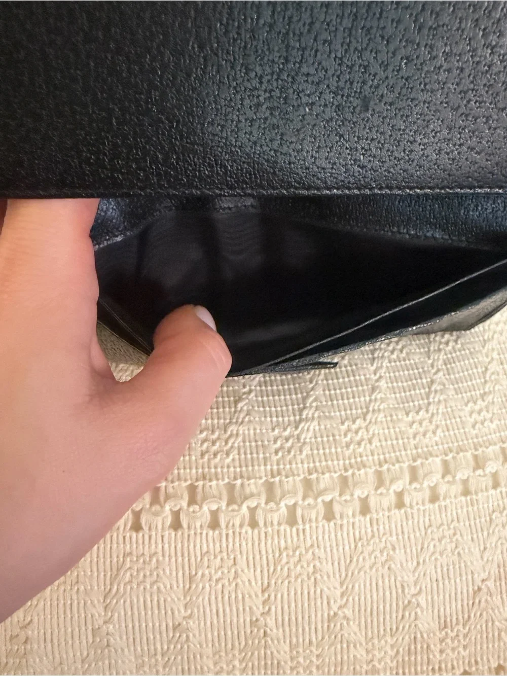 🖤 Vintage Gucci Black Leather Continental Wallet — COA Included